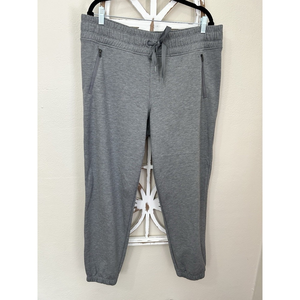 Athleta Bounce Back Jogger XLT xlarge tall Gray Sweatpants Drawstring